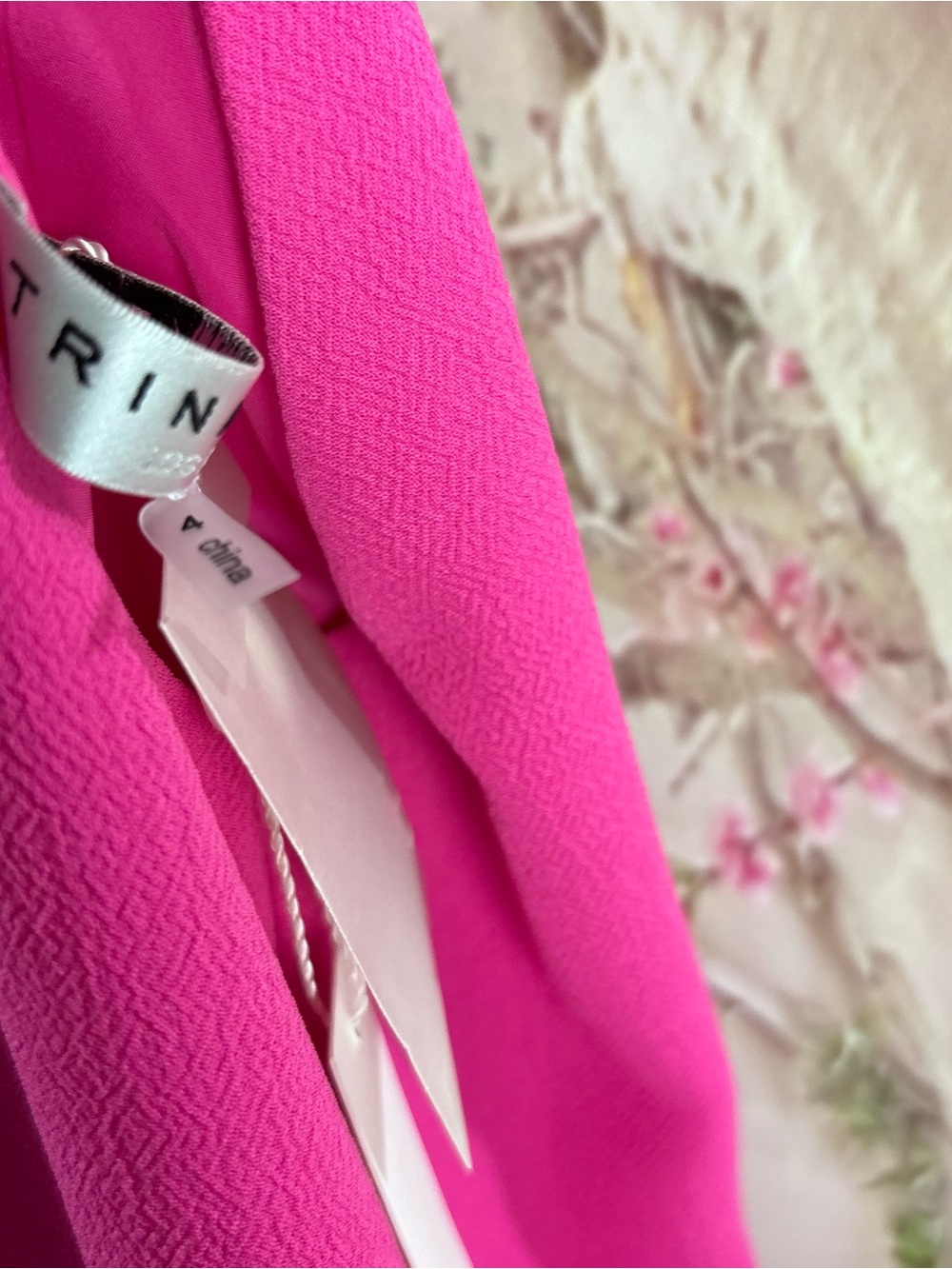 NEW Trina Turk Vibrant Hot Pink Halter Swing Mini Dress - Picture 9 of 9
